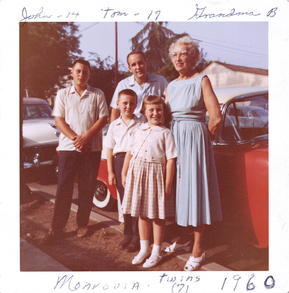 Vintage photography depicting family members and relationships within a shared space.